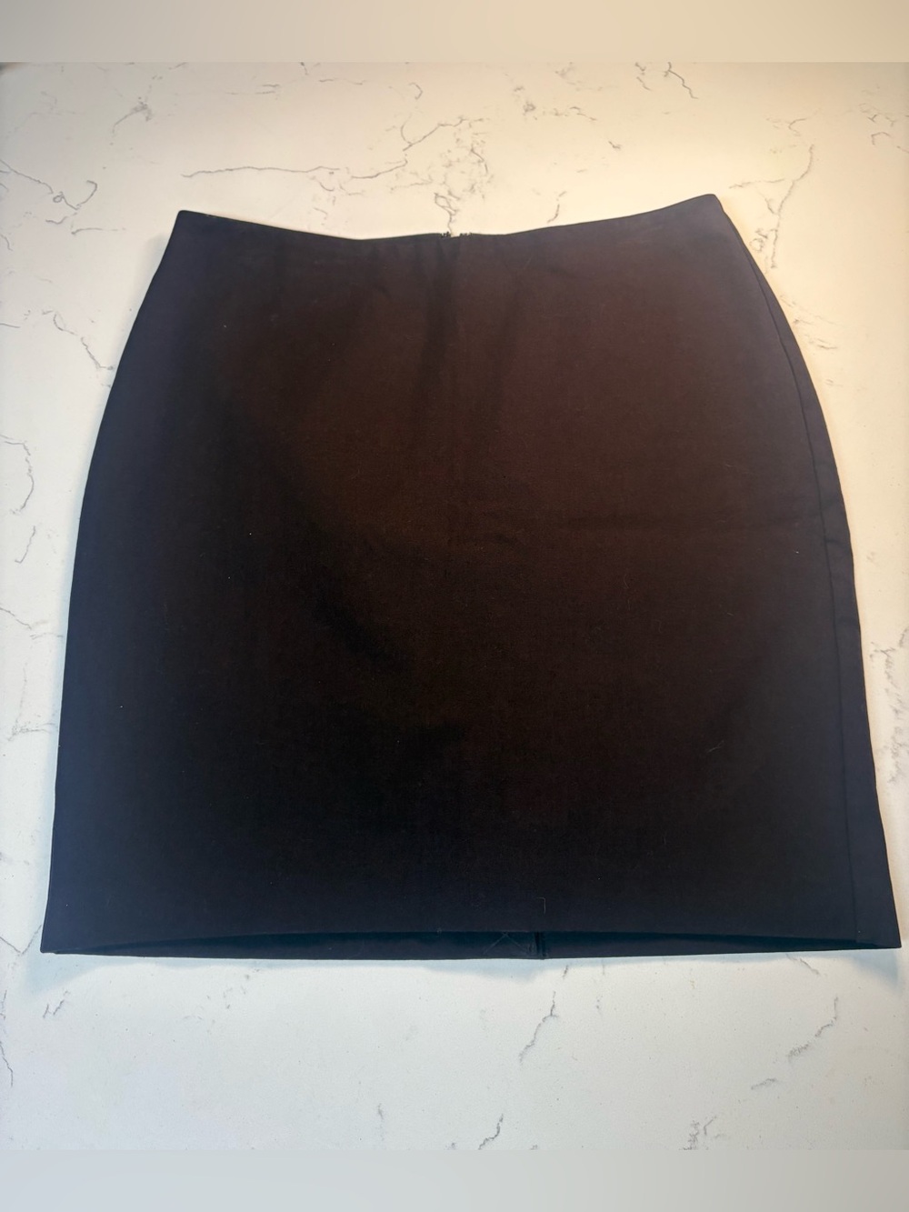 Banana Republic Dark Purple Fitted Pencil Skirt